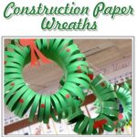 Paper Wreath Craft Construction Paper Wreaths paper wreath craft|getfuncraft.com