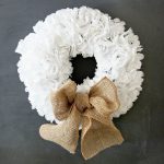 Paper Wreath Craft Doily Wreath V1 paper wreath craft|getfuncraft.com