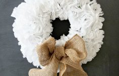 Paper Wreath Craft Doily Wreath V1 paper wreath craft|getfuncraft.com