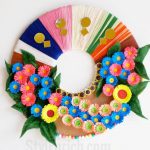 Paper Wreath Craft Recycled Material Paper Flower Wreath 58aca6145f9b58a3c956175f paper wreath craft|getfuncraft.com