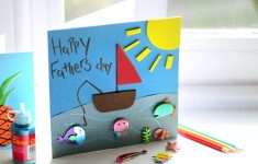 Papercraft Cards Ideas How To Make A Fishing Card For Fathers Day Hobcraft Blog