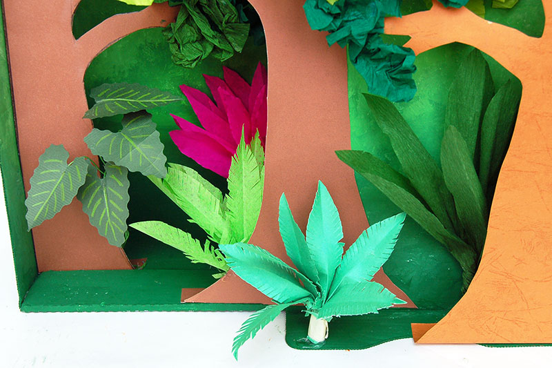Papercraft Flowers For Kids  Diorama Plants And Trees Kids Crafts Fun Craft Ideas