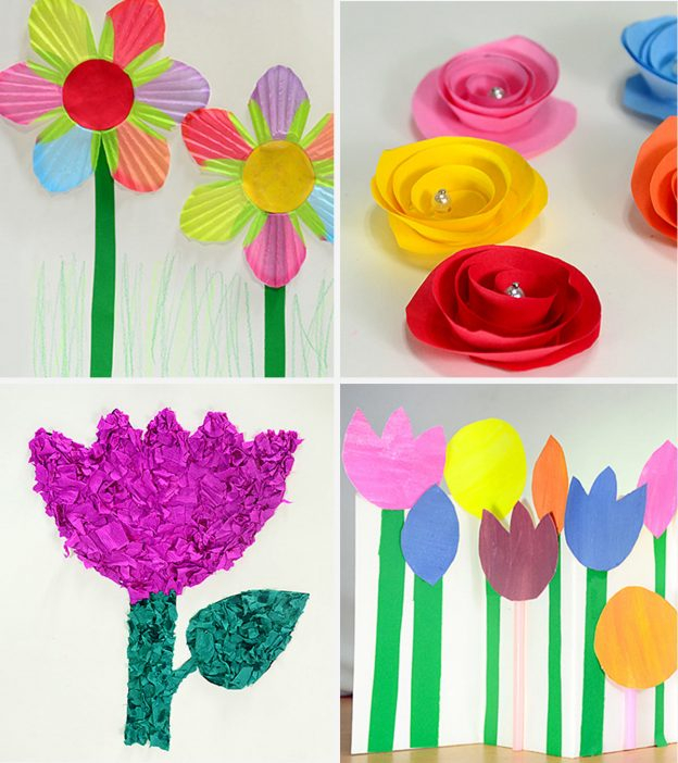 Papercraft Flowers For Kids  How To Make Paper Flowers For Kids