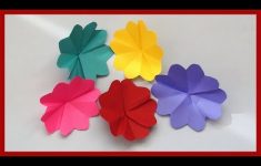Papercraft Flowers For Kids  How To Make Simple Paper Flowers Easy Paper Crafts For