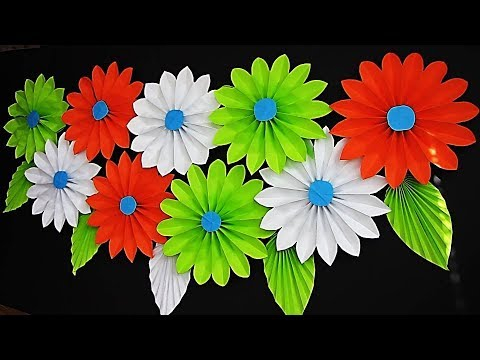 Papercrafts Ideas For Kids Diy Paper Crafts Tricolor Independence Day Craft Decoration Ideas Diy Paper Crafts For Kids 3