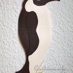 Penguin Paper Crafts Christmas Craft Idea For Kids Paper Craft Penguin Wall Decoration penguin paper crafts|getfuncraft.com