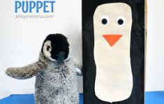 Penguin Paper Crafts Paper Bag Penguin Puppet penguin paper crafts|getfuncraft.com