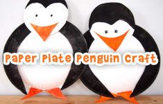 Penguin Paper Crafts Paper Plate Penguin penguin paper crafts|getfuncraft.com