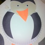 Penguin Paper Crafts Paper Plate Penguin Craft penguin paper crafts|getfuncraft.com