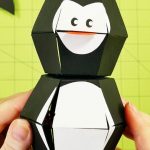 Penguin Paper Crafts Penguin Paper Bomb Tutorial Glued 510x710 penguin paper crafts|getfuncraft.com