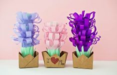 Pretty Craft Paper Paper Tissue Hyacinth Flower Pots Hello Wonderful