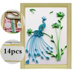Quilling Paper Crafts 16 Colorful Quilling Paper Craft Kits 14pcs Tool Set Rolling Strips Diy Collection Home Decoration Crafts A Peacock Decorating Axuk69133 Jwk0 quilling paper crafts |getfuncraft.com