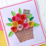 Rolled Paper Craft Flower Basket Paper Craft For Kids To Make rolled paper craft|getfuncraft.com
