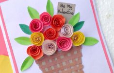 Rolled Paper Craft Flower Basket Paper Craft For Kids To Make rolled paper craft|getfuncraft.com