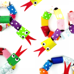 Rolled Paper Craft Paper Roll Snake Craft rolled paper craft|getfuncraft.com