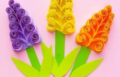 Rolled Paper Craft Rolled Paper Hyacinth Spring Flower Craft 1 3 rolled paper craft|getfuncraft.com