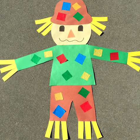 Scarecrow Paper Craft Giant Scarecrow Project
