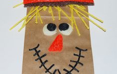 Scarecrow Paper Craft Paper Bag Scarecrow Craft For Kids Wikki Stix