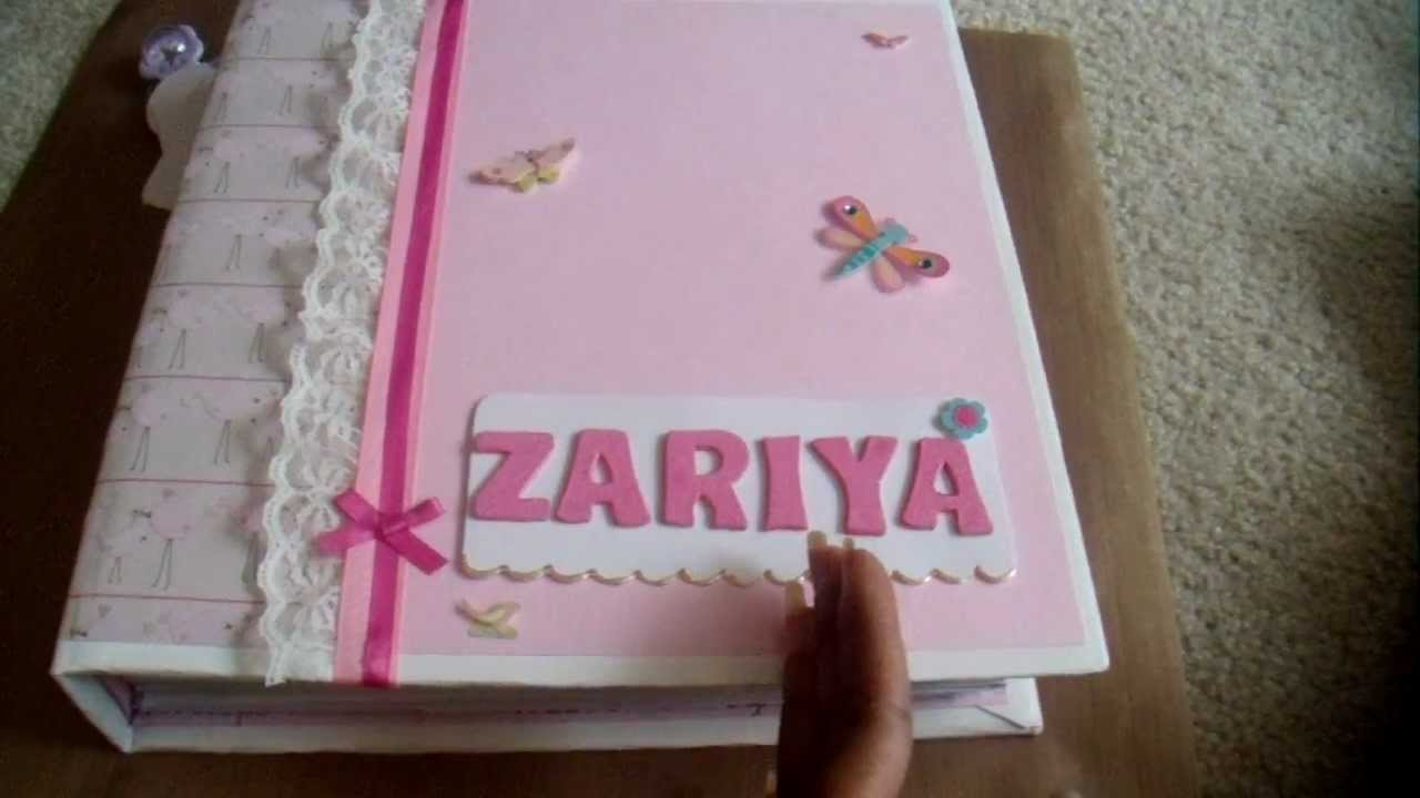Scrapbook Baby Book Ideas for Baby’s First Year Ba Girl Scrapbook