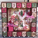 Scrapbook Calendar Ideas with Digital Methods Christmas Past Advent