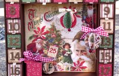 Scrapbook Calendar Ideas with Digital Methods Christmas Past Advent