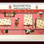 Scrapbook Double Page Layouts Ideas You Can Apply Baking Spirits Bright Double Page Scrapbook Layout Process Video