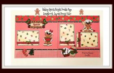 Scrapbook Double Page Layouts Ideas You Can Apply Baking Spirits Bright Double Page Scrapbook Layout Process Video