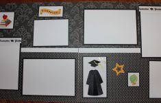 Scrapbook Double Page Layouts Ideas You Can Apply Graduation 12 X 12 Premade Scrapbook Layout Graduation Etsy