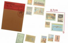 Scrapbook Embellishment DIY with Materials around You 1 Set Retro Travel Journey Paper Stickers Diy Photo Ablum Diary