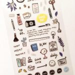 Scrapbook Embellishment DIY with Materials around You Daily Plan Planner Stickers Scrapbooking Embellishment Etsy