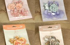 Scrapbook Embellishment DIY with Materials around You Handmade Flowers Pack Diy 3d Paper Flower For Cardmakingscrapbook