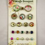 Scrapbook Embellishment DIY with Materials around You Set Brads Vintage Bouquet Shop Online On Livemaster With
