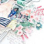 Scrapbook Ideas DIY: How to Make a Basic Scrapbook Page Paper Flower Bouquet Scrapbook Idea Maggie Holmes Design