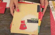 Scrapbook Recipe Book Ideas and Tips Simple Stories Snap Homespun Recipe Binder Class Kit