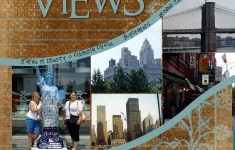 Scrapbook Vacation Layouts Ideas Nyc City Views Right Side