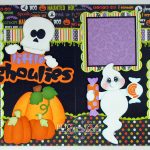 Scrapbooking Layouts Halloween for Kids and Adults Blj Graves Studio Little Ghoulies Halloween Scrapbook Pages