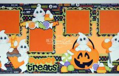 Scrapbooking Layouts Halloween for Kids and Adults Blj Graves Studio Sweet Treats Halloween Scrapbook Pages