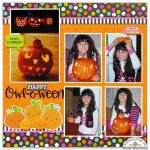 Scrapbooking Layouts Halloween for Kids and Adults Doodlebug Booville Halloween Pumpkin Layout Mendi Yoshikawa