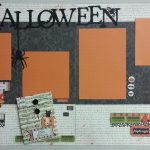 Scrapbooking Layouts Halloween for Kids and Adults Halloween 2 Page Scrapbook Layout Kit