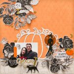 Scrapbooking Layouts Halloween for Kids and Adults Halloween Layout With Pink Paislee Spellcast Flra Mnika Farkas