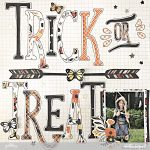 Scrapbooking Layouts Halloween for Kids and Adults Halloween Trick Or Treat Scrapbooking Layout