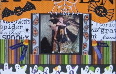 Scrapbooking Layouts Halloween for Kids and Adults Scrapbooking Layout Halloween 15 Minute Scrapbooker