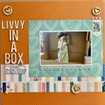 Scrapbooking Layouts Simple Ideas for Boys and Girls Livvy In A Box Scrapbook Layout Scrapmasters Paradise
