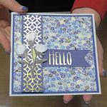Scrapbooking Made Simple with Photos and Borders 264 No Heat Foiling With Stampendous Couture Creations Prima Kits