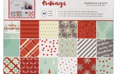 Simple and Easy Christmas Scrapbook Paper Crafts American Crafts Christmas 12 X 12 Paper Pad Golden Holidays
