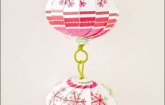 Simple and Easy Christmas Scrapbook Paper Crafts Christmas Ornament Countdown Scrapbook Paper Balls The Crafty Sisters