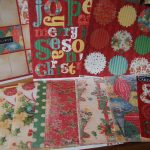 Simple and Easy Christmas Scrapbook Paper Crafts Retro Christmas Crafting Kit Inspriation Kit Scrapbook Paper Crafts Kit Embellishments Vintage Christmas Scrapbooking Paper Supplies