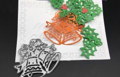 Simple and Easy Christmas Scrapbook Paper Crafts Us 161 15 Off1 Pc Useful Metal Cutting Matrices Diy Scrapbook Paper Crafts Stamping Paste Template Christmas Bell Leaves Stencils Cutter In