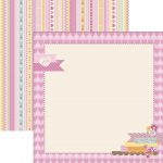 Simple Framed Scrapbook Paper Idea for A New Decoration Item at Home Bella Ba Girl Collection Picture Frame Double Sided Scrapbook