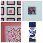 Simple Framed Scrapbook Paper Idea for A New Decoration Item at Home Diy Framed Scrapbook Paper Wall Gallery Color K